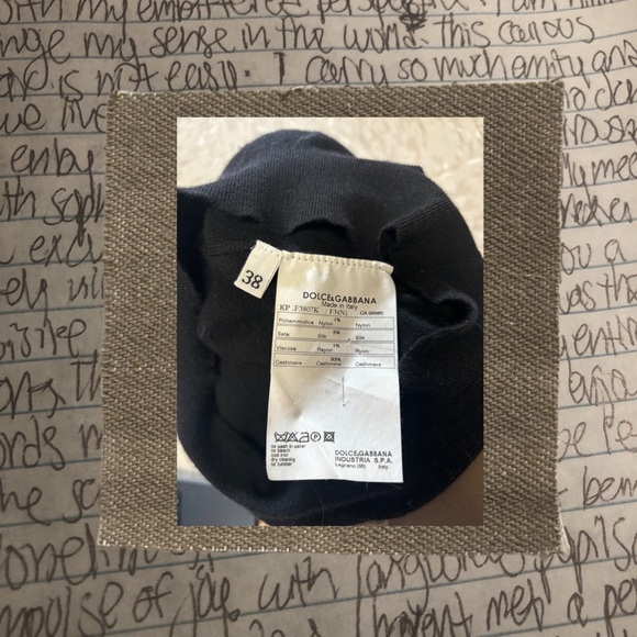 vintage dolce & gabbana lace camisole with golden buttons - Picture 4 of 4